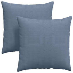 Coussins De Canapé 2 Pcs Bleu 60 X 60 Cm Vidaxl
