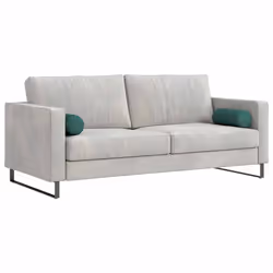 Coussins D'Accent 2 Pcs Vert Foncé Ø 15 X 40 Cm Tissu Vidaxl - Vue supplémentaire 2