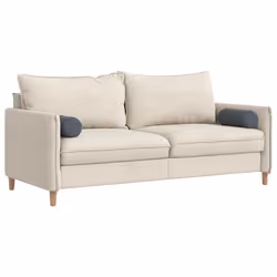 Coussins D'Accent 2 Pcs Gris Foncé Ø 15 X 40 Cm Vidaxl - Vue supplémentaire 2