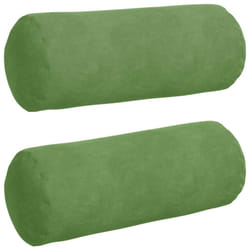 Coussins D'Accent 2 Pcs Vert Clair Ø 15 X 40 Cm Vidaxl