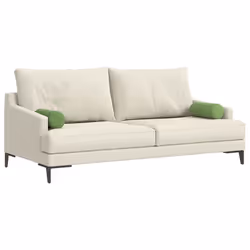 Coussins D'Accent 2 Pcs Vert Clair Ø 15 X 40 Cm Vidaxl - Vue supplémentaire 2
