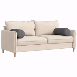 Coussins D'Accent 2 Pcs Gris Foncé Ø 25 X 70 Cm Vidaxl - Vue supplémentaire 2