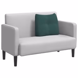 Coussin De Dos Vert Foncé 60 X 24 X 50 Cm Velours Vidaxl - Vue supplémentaire 2