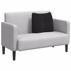 Coussin De Dos Noir 60 X 24 X 50 Cm Velours Vidaxl - Vue supplémentaire 2