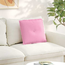 Coussin De Dos Rose 50 X 19 X 45 Cm Tissu Vidaxl
