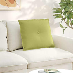 Coussin De Dos Vert Clair 60 X 19 X 50 Cm Tissu Vidaxl