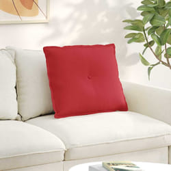 Coussin De Dos Rouge 60 X 19 X 50 Cm Tissu Vidaxl