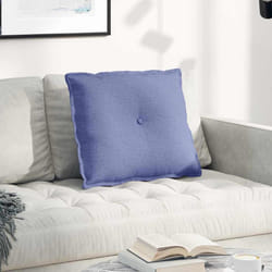 Coussin De Dos Bleu Denim 60 X 19 X 50 Cm Tissu Vidaxl