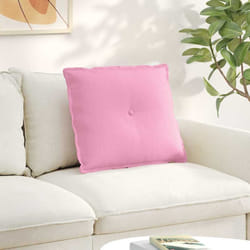 Coussin De Dos Rose 60 X 19 X 50 Cm Tissu Vidaxl