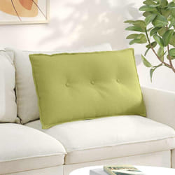 Coussin De Dos Vert Clair 80 X 19 X 50 Cm Tissu Vidaxl