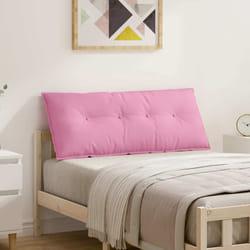 Coussin De Dos Rose 120 X 19 X 50 Cm Tissu Vidaxl