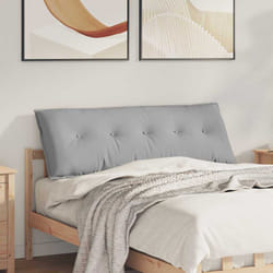 Coussin De Dos Gris Nuage 140 X 19 X 50 Cm Tissu Vidaxl
