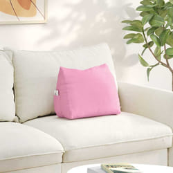 Coussin De Dos Rose 45 X 20 X 35 Cm Tissu Vidaxl