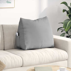 Coussin De Dos Gris Nuage 60 X 20 X 50 Cm Tissu Vidaxl