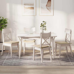 Coussins De Siège 4 Pcs Crème 40 X 40 X 3 Cm Vidaxl