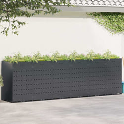 Rangement De Poubelle À Roulettes Pour 6 Poubelles Anthracite Vidaxl