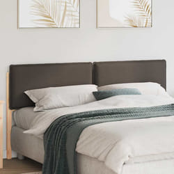 Tête De Lit Capitonnée Gris Naturel Et Clair 180 Cm Pin Massif Vidaxl
