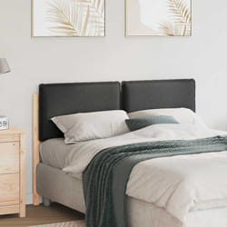 Tête De Lit Capitonnée Gris Naturel Et Foncé 160 Cm Pin Massif Vidaxl