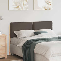 Tête De Lit Capitonnée Gris Naturel Et Clair 140 Cm Pin Massif Vidaxl