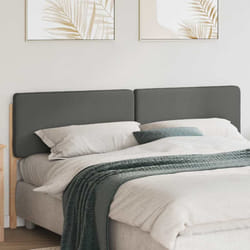 Tête De Lit Capitonnée Marron Et Gris Clair 180 Cm Pin Massif Vidaxl