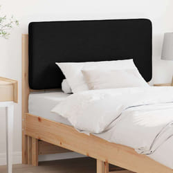 Tête De Lit Capitonnée Marron Et Noir 90 Cm Pin Massif Vidaxl