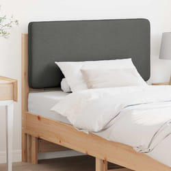Tête De Lit Capitonnée Marron Et Gris Clair 75 Cm Pin Massif Vidaxl