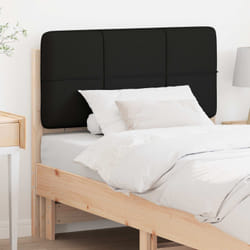 Tête De Lit Capitonnée Marron Et Noir 75 Cm Pin Massif Vidaxl