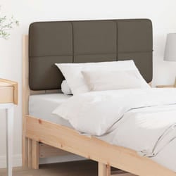 Tête De Lit Capitonnée Marron Et Taupe 75 Cm Pin Massif Vidaxl