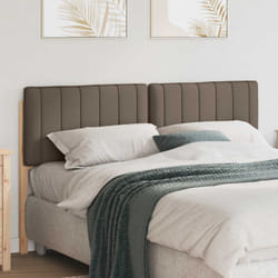 Tête De Lit Capitonnée Marron Et Taupe 160 Cm Pin Massif Vidaxl