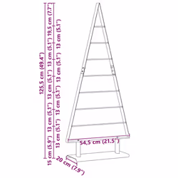 Arbre De Noël En Métal Avec Support Noir 125 Cm Acier Vidaxl - Vue supplémentaire 2