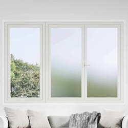 Film De Fenêtre Auto-adhésif Gris Dépoli 45 X 2000 Cm Pvc Vidaxl