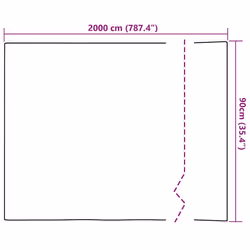 Film De Fenêtre Auto-adhésif Gris Dépoli 90 X 2000 Cm Pvc Vidaxl - Vue supplémentaire 2