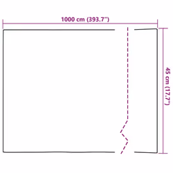 Film De Fenêtre Auto-adhésif Rayures Dépolies 45 X 1000 Cm Pvc Vidaxl - Vue supplémentaire 2