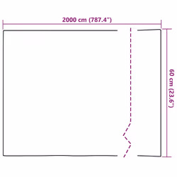 Film De Fenêtre Auto-adhésif Rayures Dépolies 60 X 2000 Cm Pvc Vidaxl - Vue supplémentaire 2