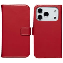 Selencia SH00086573 Folio iPhone 17 Pro Max cuir Rouge