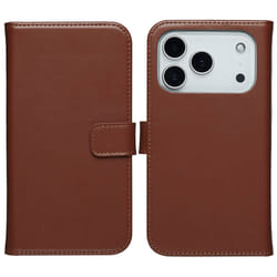 Selencia SH00086578 Folio iPhone 17 Pro Max cuir Châtain clair