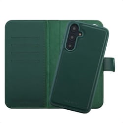 Coque adapté à Samsung Galaxy A55 (5G) - Selencia Étui portefeuille amovible Olyn avec MagSafe - Vert