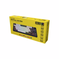 HATOR Skyfall Pro Wireless 80 clavier Gaming USB + RF Wireless + Bluetooth QWERTY Anglais britannique Noir, Gris - Vue supplémentaire 7