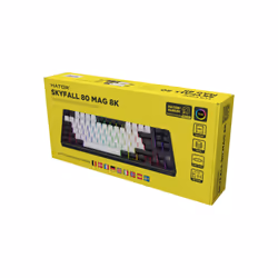 HATOR Skyfall 80 MAG ULTIMA 8K wireless clavier Gaming USB + RF Wireless + Bluetooth QWERTY Anglais britannique Noir, Blanc - Vue supplémentaire 7