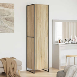 Garde-robe 2 Pcs Sonoma 50 X 50 X 200 Cm Bois D'Ingénierie Vidaxl