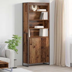 Armoires Hautes 2 Pcs Bois Ancien 60 X 36 X 300 Cm Vidaxl