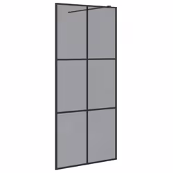 Vidaxl Mur De Douche À L'Italienne Noir 90 X 195 Cm Verre Trempé - Vue supplémentaire 2