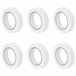 Rubans De Masquage Pour Peintre 6 Pcs Blanc 25 Mm X 50 M Papier Vidaxl