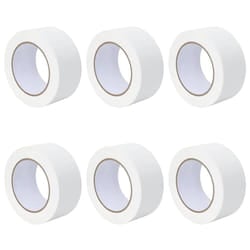 Rubans De Masquage Pour Peintre 6 Pcs Blanc 50 Mm X 50 M Papier Vidaxl
