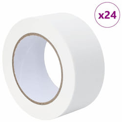 Rubans De Masquage Pour Peintre 24 Pcs Blanc 50 Mm X 50 M Vidaxl