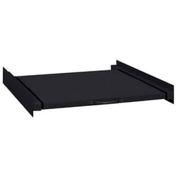 Étagère intermédiaire pour machine à laver - vidaXL - Noir - 60x60x8 cm - Acier robuste - Design compact