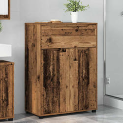 Cabinet De Salle De Bain Bois Ancien 72,5 X 36,5 X 100 Cm Vidaxl