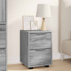 Table De Chevet Gris Sonoma 30,5 X 30 X 43 Cm Bois D'Ingénierie Vidaxl