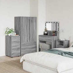 Armoire De Rangement Gris Sonoma 40 X 48 X 81 Cm Vidaxl