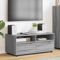 Meuble Tv Gris Sonoma 100 X 48 X 43 Cm Bois D'Ingénierie Vidaxl